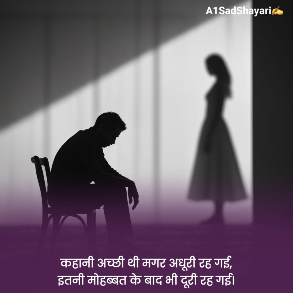 2 Line Breakup Shayari in Hindi