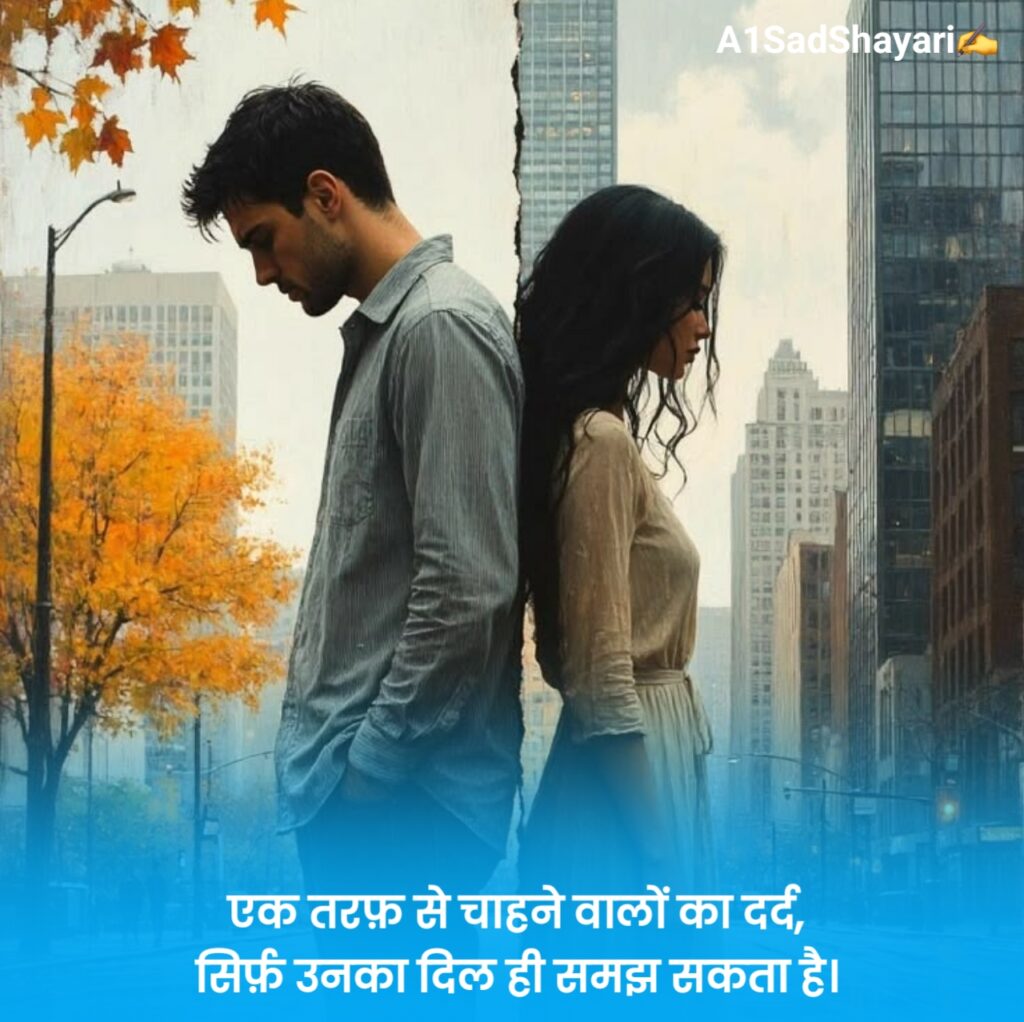 एक तरफा प्यार शायरी