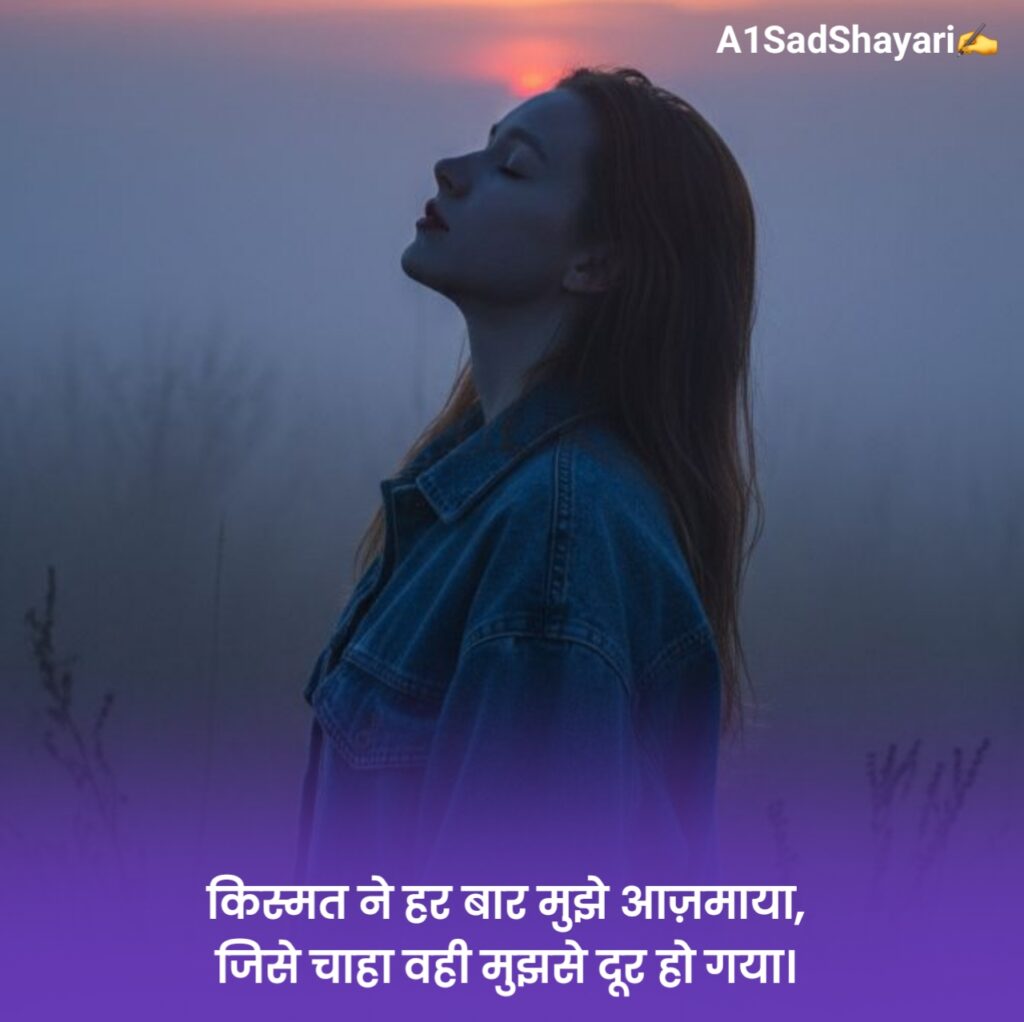 खराब किस्मत शायरी 2 लाइन