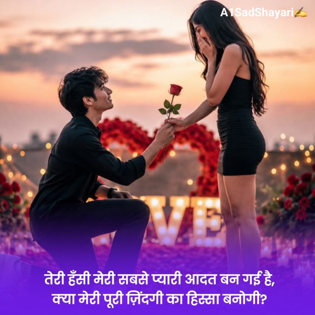 Propose Shayari in Hindi