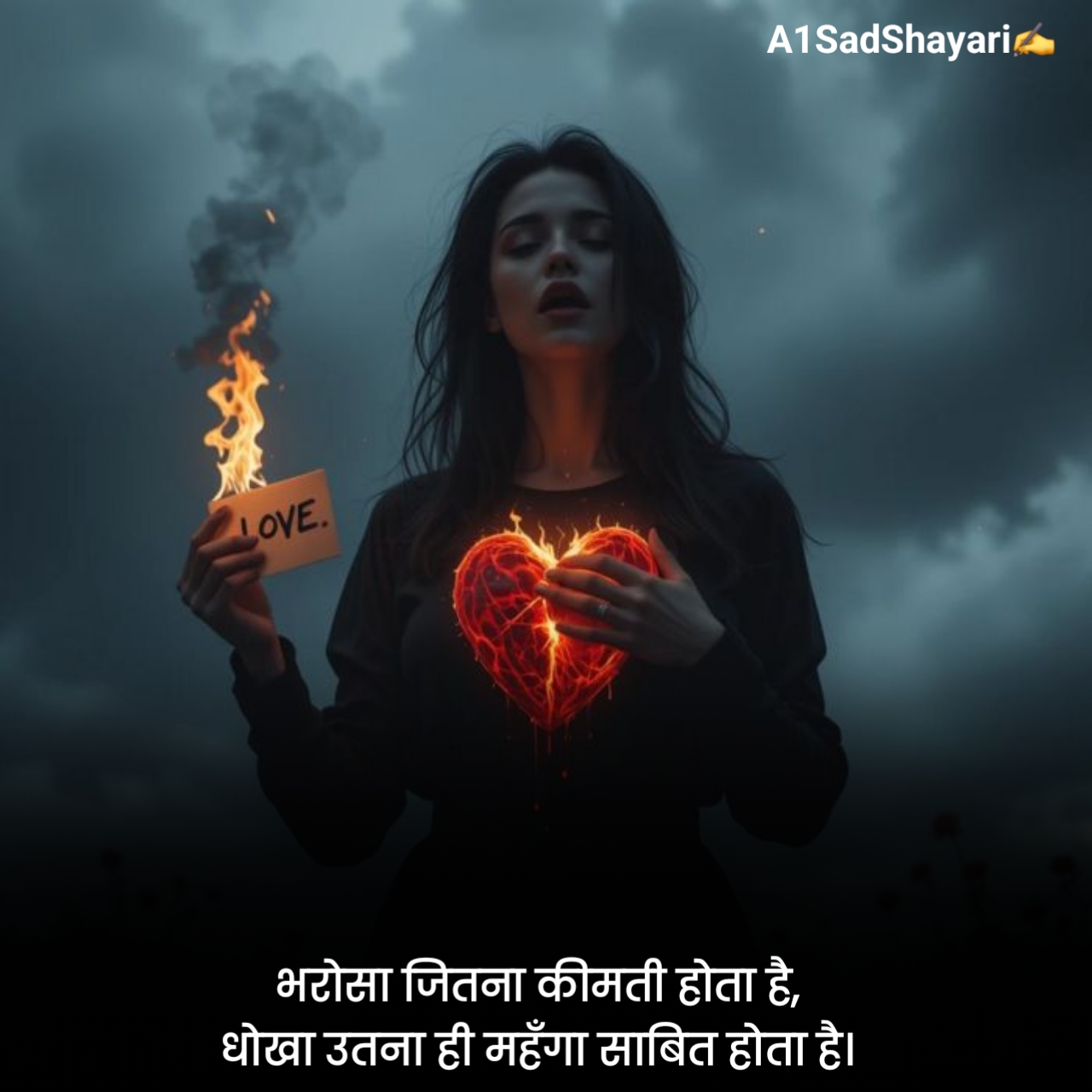 भरोसा तोड़ने वाली शायरी